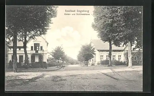 AK Segeberg, Kieler- Ecke Schillerstrasse