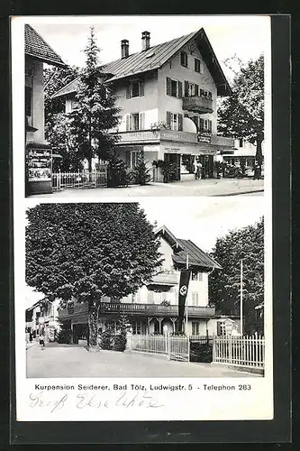 AK Bad Tölz, Kurhotel Seiderer, Ludwigstrasse 5