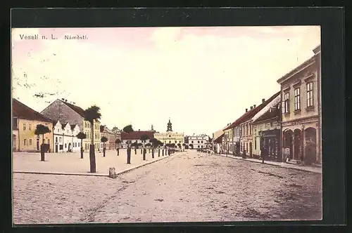 AK Veselí n. L., Geschäfte am Hauptplatz