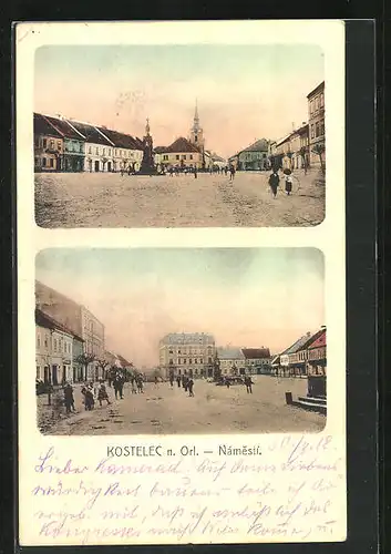 AK Adler Kosteletz / Kostelec nad Orlici, Namesti