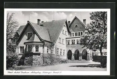 AK Deschnei im Adlergebirge, Hotel Michel Deschner