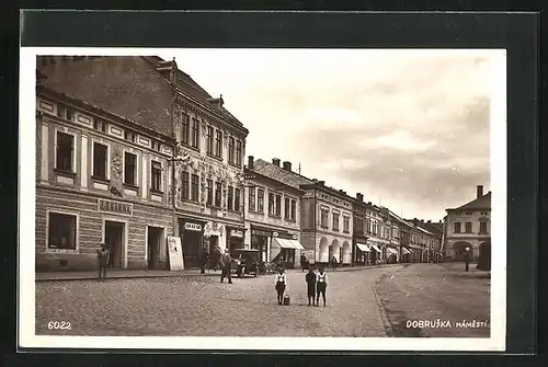 AK Dobruska, Hotel Rýdl am Marktplatz