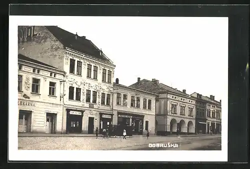 AK Dobruska, Hotel Rýdl an der Hauptstrasse