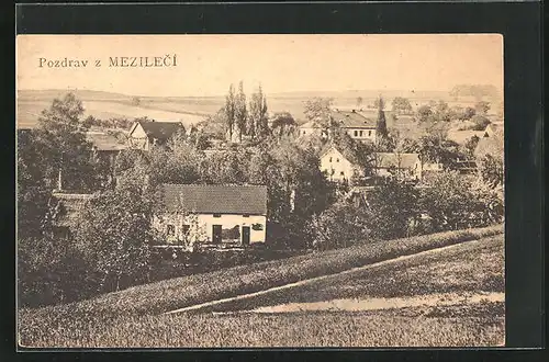 AK Mezileci, Blick über Dächer des Ortes