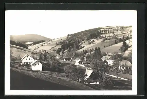 AK Grosstiebnitz, Hauptstrasse durch den Ort