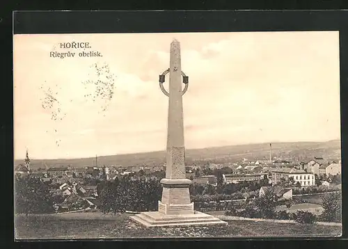 AK Horice, Riegruv obelisk