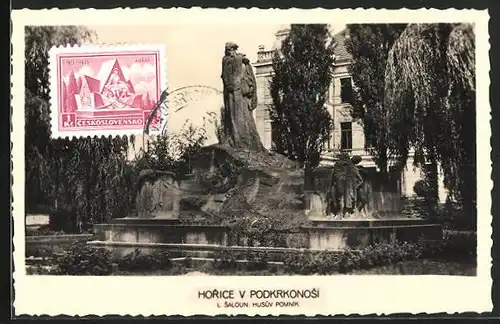 AK Horice v Podkrkonose, Husuv Pomnik