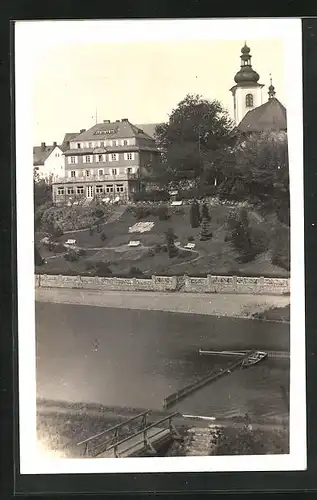 AK Rokitnitz im Adlergebirge, Ortspartie
