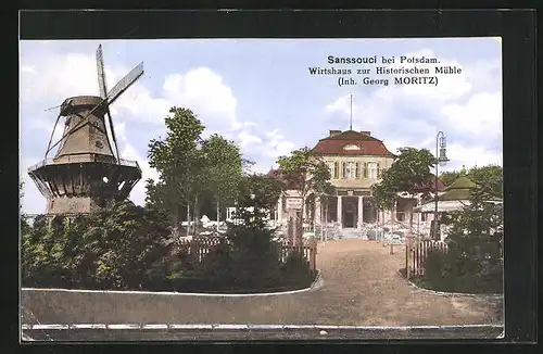 AK Potsdam, Gasthaus zur Historischen Mühle