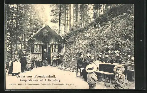 AK Freudenstadt, Gasthaus Knusperhäuschen auf dem Finkenberg