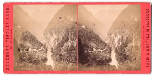 Fotografie Baldi & Würthle, Salzburg, Ansicht Golling, Pass Lueg / Salzburg