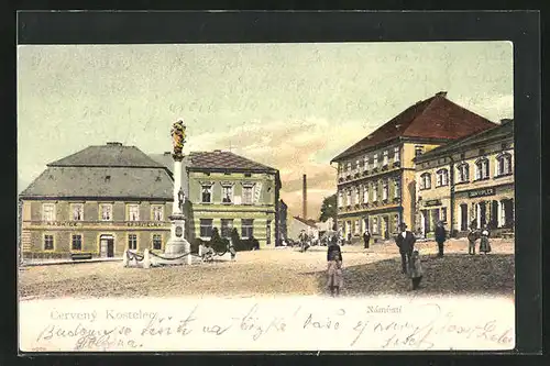 AK Cervený Kostelec, Namesti