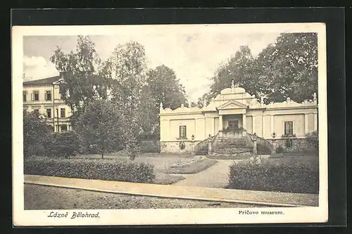 AK Lázne Belohrad, Fricovo museum