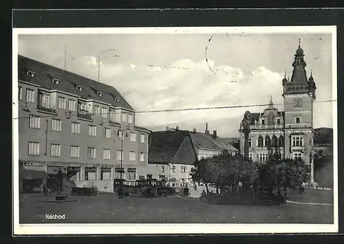 AK Nachod, Teilansicht des Platzes