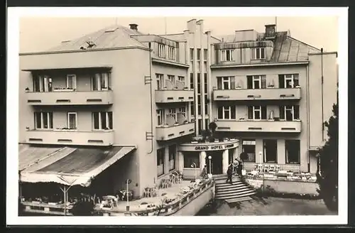 AK Lazne Belohrad, Blick auf das Grand Hotel