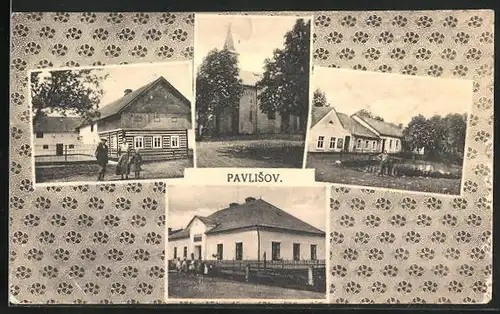 AK Pavlisov, Gebäudeansichten, Kirche