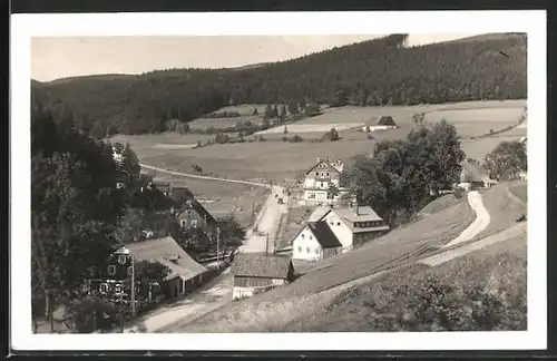 AK Deschnei Hinterwinkel, Hauptstrasse durch den Ort