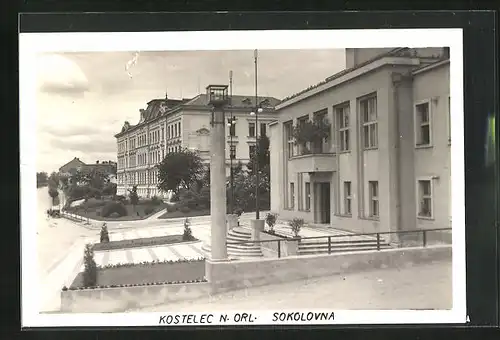 AK Adler Kosteletz / Kostelec nad Orlici, Villen in der Stadt