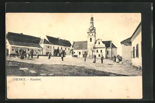 AK Lhenice, Hostinec u Cizko, Namesti, Radnice