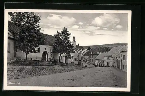 AK Husinec, Hauptstrasse zur Kirche