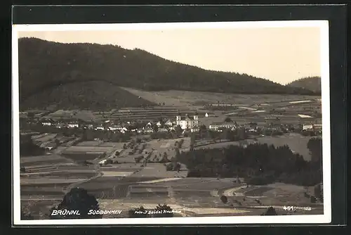 AK Brünnl /Südböhmen, Panorama