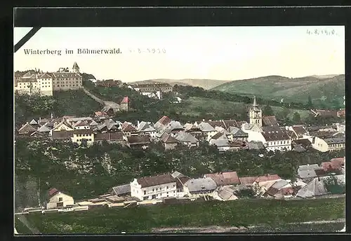 AK Winterberg, Teilansicht der Stadt