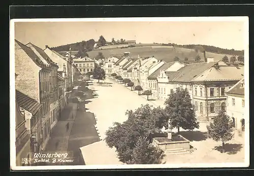 AK Winterberg, Hauptstrasse im Ort