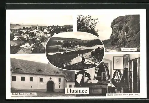 AK Husinec, Rodny domek M. J. Husa, Husova skala, Rodan svetnicka mistra Jana Husa