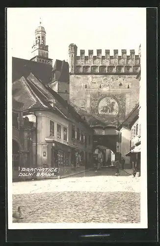 Foto-AK Prachatice, Dolni brana