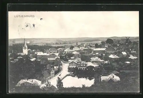 AK Lütjenburg, Hauptstrasse durch Ort