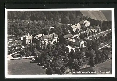 AK Jordanbad, Kneipp-Kuranstalt, Fliegeraufnahme