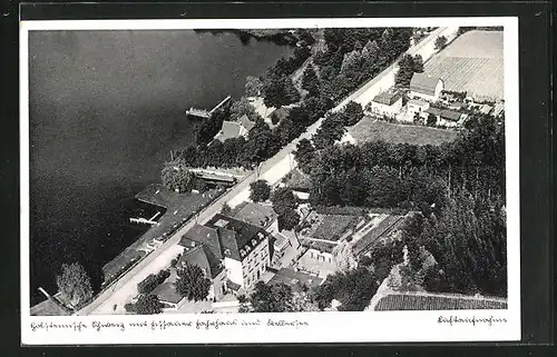 AK Fissaubrück, Fliegeraufnahme von Ortspartie