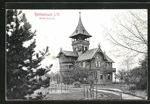 AK Reichenbach i. V., Gasthaus Schöne Aussicht