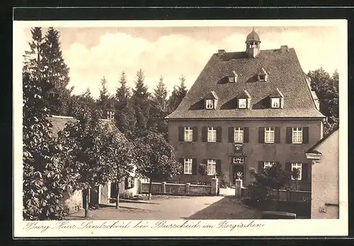 AK Burscheid im Bergischen Land, Burg Haus Landscheid