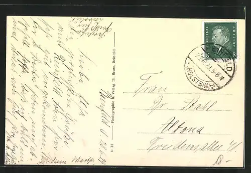 AK Rheinfeld i. Holst, Teilansicht Neuhöfer Teich