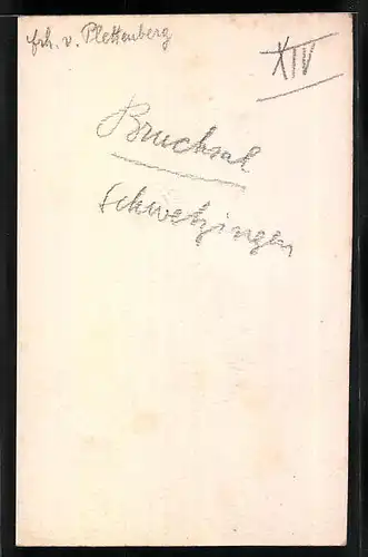 Handzeichnung 2. Bad. Dragoner-Regt. Nr. 21, Oberleutnant