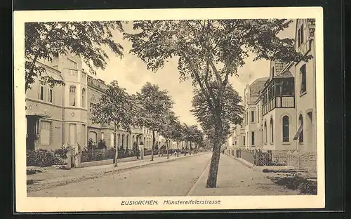 AK Euskirchen, Häuser an der Münstereifelerstrasse