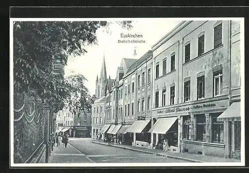 AK Euskirchen, Partie an der Bahnhofstrasse
