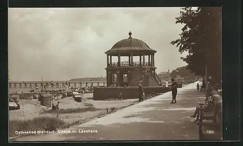 AK Niendorf, Strand mit Lesehalle