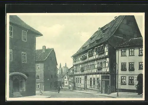 AK Nordhausen a. H., Blasiistrasse mit Blick zum Dom