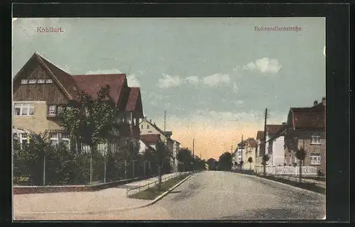 AK Kohlfurt, Partie in der Hohenzollernstrasse