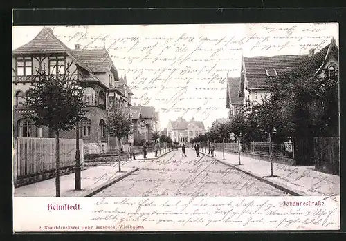 AK Helmstedt, Wohnhäuser in der Johannesstrasse