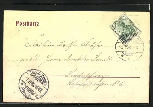 AK Helmstedt, Wohnhäuser in der Johannesstrasse