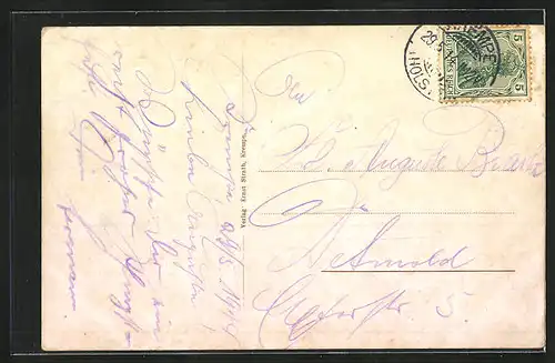 AK Krempe, Wohnhäuser in der Bahnhofstrasse