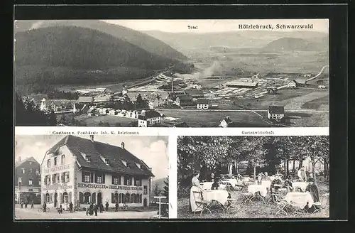 AK Hölzlebruck /Schwarzwald, Gasthaus z. Posthäusle, Totalansicht