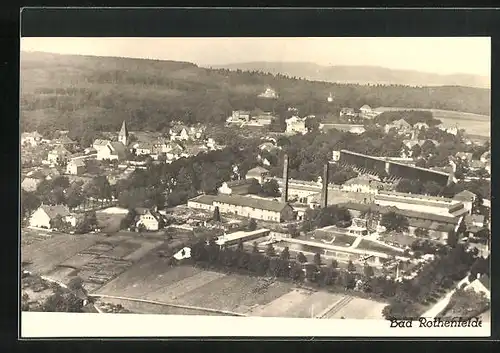 AK Bad Rothenfelde, Ortsansicht aus der Vogelschau