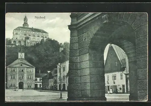 AK Nachod, Tor auf dem Marktplatz