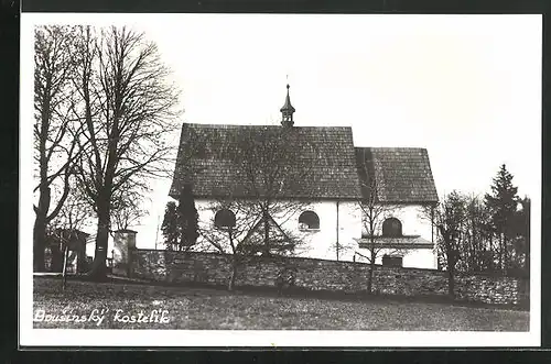 AK Bousínský kostelík, Kirche mit kleinem Turm