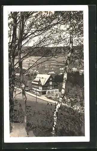 AK Deschnei, Gasthaus Hubert Birkehaus