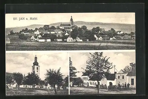 AK Sv. Jan n. Malsi, Celkovy pohled, Kostel